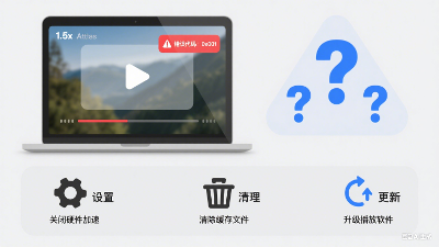 加速视频过程中出现弹窗并自动关闭视频的解决办法！